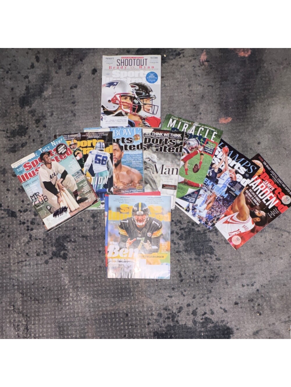 Vintage Sports Illustrated Magazines Football Baseball Basketball Steelers Patr…